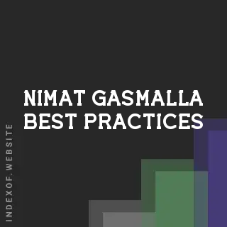 Nimat Gasmalla Best Practices | Indexof