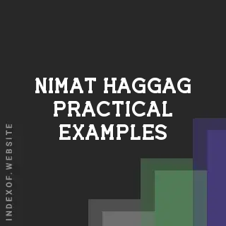 Nimat Haggag Practical Examples | Indexof