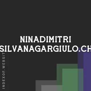 ninadimitri-silvanagargiulo.ch by Antony Walker site -  Indexof