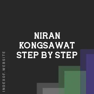 Niran Kongsawat Step-by-Step | Indexof