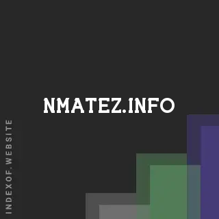 nmatez.info by Leo Pina site -  Indexof