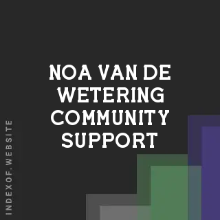 Noa van de Wetering Community Support | Indexof