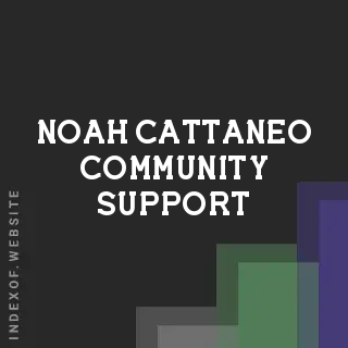 Noah Cattaneo Community Support | Indexof