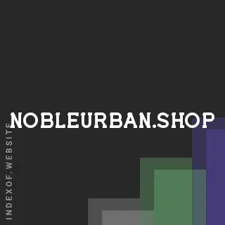 nobleurban.shop by Massimo Brizzi site -  Indexof