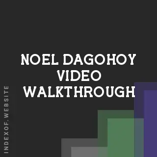 Noel Dagohoy Video Walkthrough | Indexof