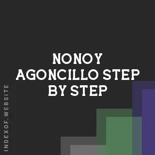 Nonoy Agoncillo Step-by-Step | Indexof