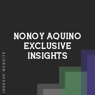 Nonoy Aquino Exclusive Insights | Indexof