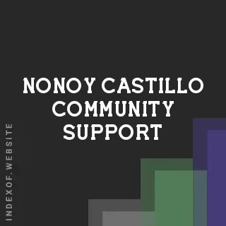 Nonoy Castillo Community Support | Indexof