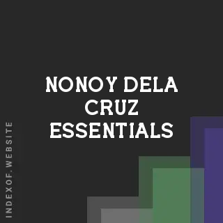 Nonoy Dela Cruz Essentials | Indexof