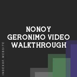 Nonoy Geronimo Video Walkthrough | Indexof