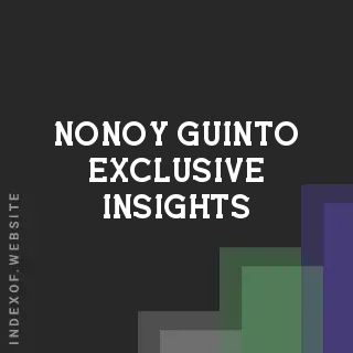 Nonoy Guinto Exclusive Insights | Indexof