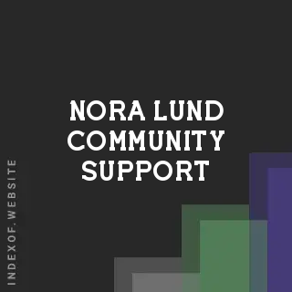 Nora Lund Community Support | Indexof