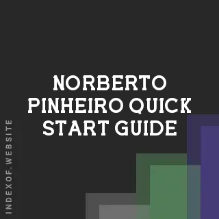 Norberto Pinheiro Quick Start Guide | Indexof