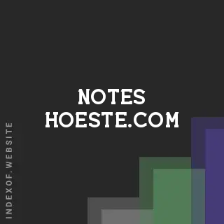notes-hoeste.com by Khau Kieu site -  Indexof