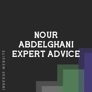 Nour Abdelghani Expert Advice | Indexof