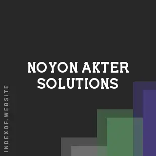 Noyon Akter Solutions | Indexof