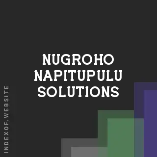 Nugroho Napitupulu Solutions | Indexof