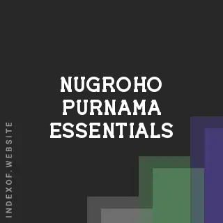 Nugroho Purnama Essentials | Indexof