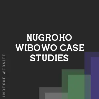 Nugroho Wibowo Case Studies | Indexof