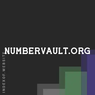 numbervault.org by Galatia Stylianou site -  Indexof