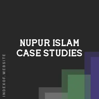 Nupur Islam Case Studies | Indexof