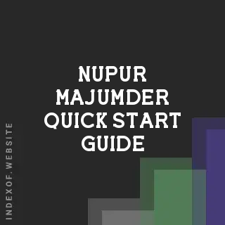 Nupur Majumder Quick Start Guide | Indexof