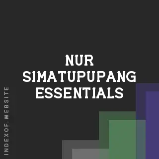 Nur Simatupupang Essentials | Indexof