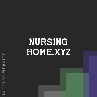 nursing-home.xyz by Loic Bachmann site -  Indexof