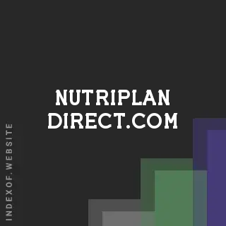 nutriplan-direct.com by Barrington Findlay site -  Indexof