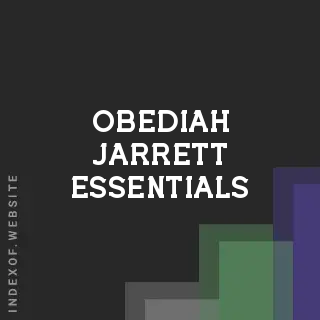 Obediah Jarrett Essentials | Indexof