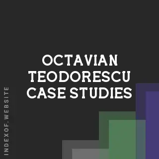 Octavian Teodorescu Case Studies | Indexof