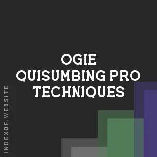 Ogie Quisumbing Pro Techniques | Indexof