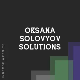 Oksana Solovyov Solutions | Indexof