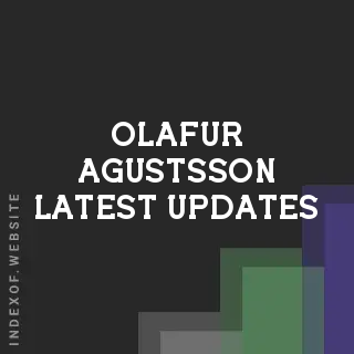 Olafur Agustsson Latest Updates | Indexof