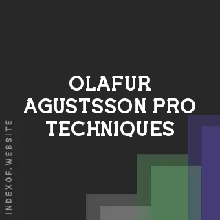 Olafur Agustsson Pro Techniques | Indexof