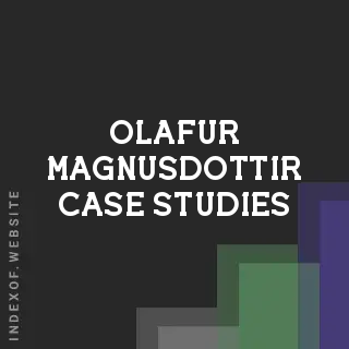 Olafur Magnusdottir Case Studies | Indexof