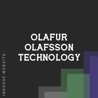 Olafur Olafsson Technology | Indexof