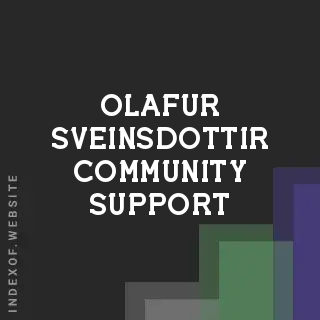 Olafur Sveinsdottir Community Support | Indexof