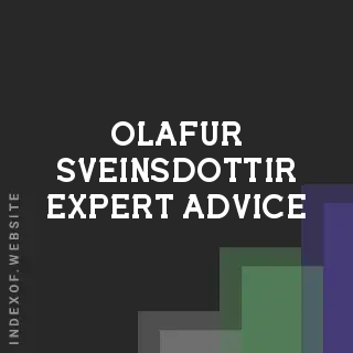 Olafur Sveinsdottir Expert Advice | Indexof