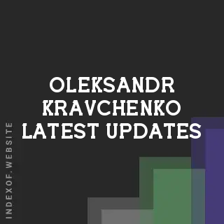 Oleksandr Kravchenko Latest Updates | Indexof