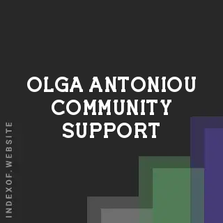 Olga Antoniou Community Support | Indexof