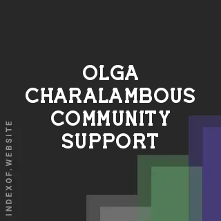 Olga Charalambous Community Support | Indexof