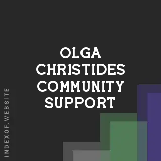 Olga Christides Community Support | Indexof