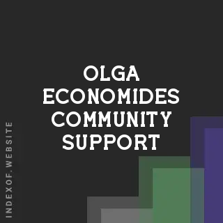 Olga Economides Community Support | Indexof
