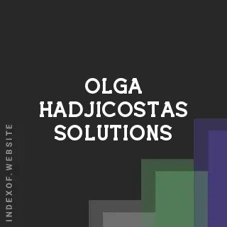 Olga Hadjicostas Solutions | Indexof