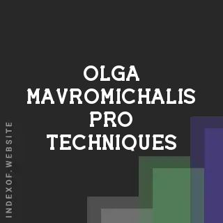 Olga Mavromichalis Pro Techniques | Indexof