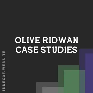 Olive Ridwan Case Studies | Indexof