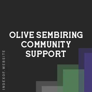 Olive Sembiring Community Support | Indexof