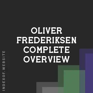 Oliver Frederiksen Complete Overview | Indexof