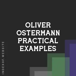 Oliver Ostermann Practical Examples | Indexof